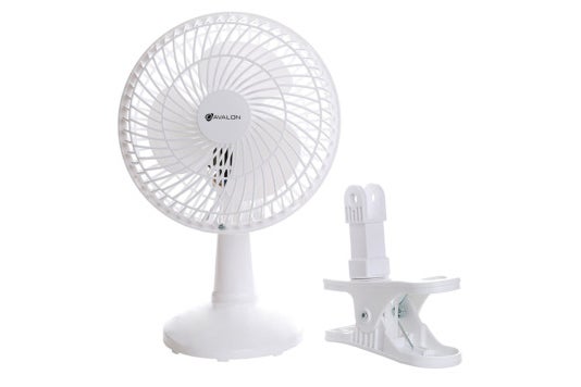Avalon Powerful Clip On & Desk Fan With Fully Adjustable Head.